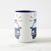Mustache Mustache Police tasse - choisir style & c (Centre)