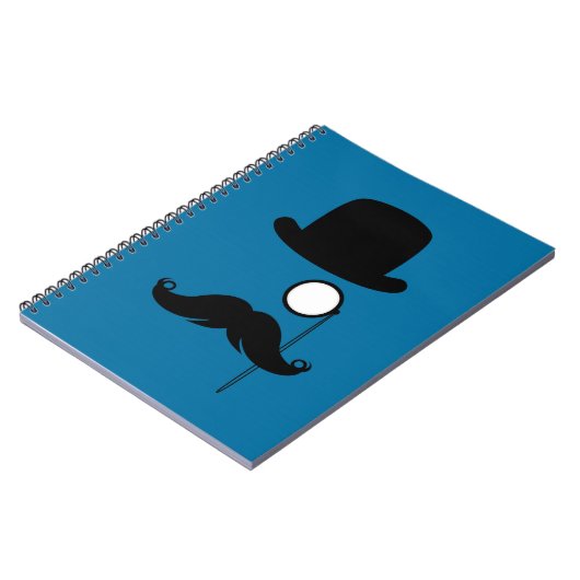 Mustache Mustache Stache Man Notitieboek (Linkerzijde)