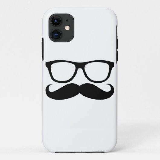 Mustache Nerd Case-Mate iPhone Case (Achterkant)