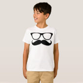 Mustache Nerd T-shirt (Voorkant volledig)
