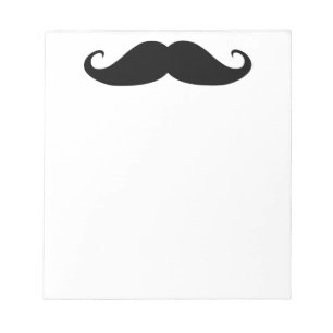 Mustache notepad! notitieblok