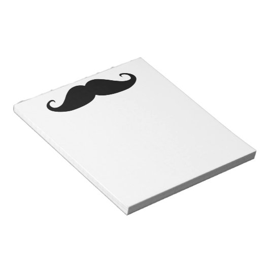 Mustache notitieblok! notitieblok (Schuin)