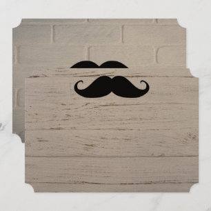 Mustache Party Shower Designer Destiny's Kaart