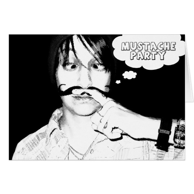 mustache party : stripverhalen (Voorkant Horizontaal)