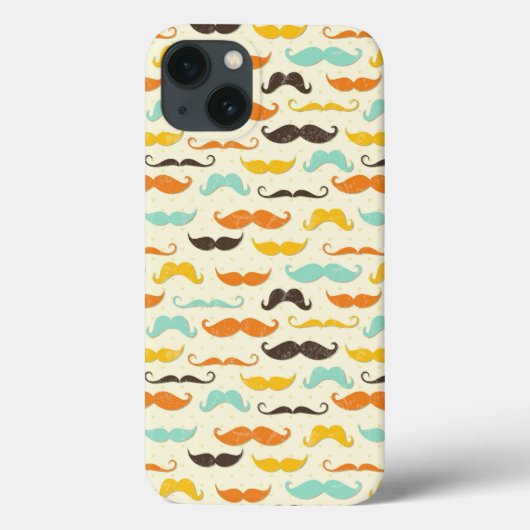 Mustache patroon 3 Case-Mate iPhone case (Achterkant)