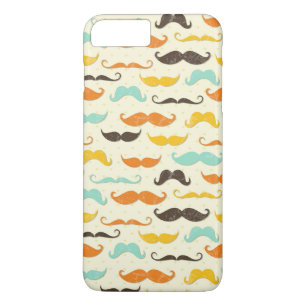 Mustache patroon 3 iPhone 8 plus / 7 plus hoesje