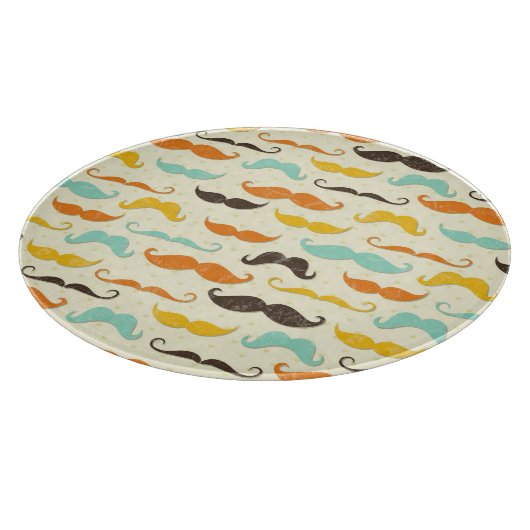 Mustache patroon 3 snijplank (Hoek)