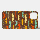 Mustache patroon Case-Mate iPhone case (Achterkant (horizontaal))