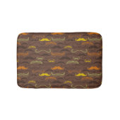 Mustache patroon, retro stijl 5 badmat (Voorkant)