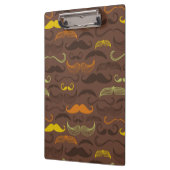 Mustache patroon, retro stijl 5 klembord (Links)