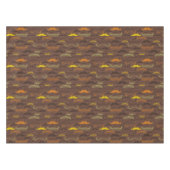 Mustache patroon, retro stijl 5 tafelkleed (Voorkant (Horizontaal))