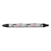 Mustache patroon, retro-stijl zwarte inkt pen (Voorkant)