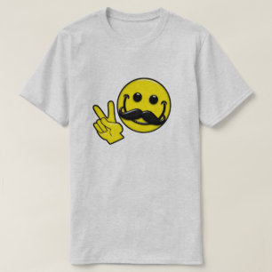Mustache Peace T-shirt