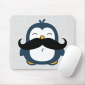 Mustache Penguin Muismat (Met muis)