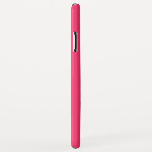 Mustache Plain Hot Pink Achtergrond Case-Mate iPhone Case (Achterkant/rechts)