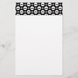 Mustache Polka Dots Stationery Briefpapier