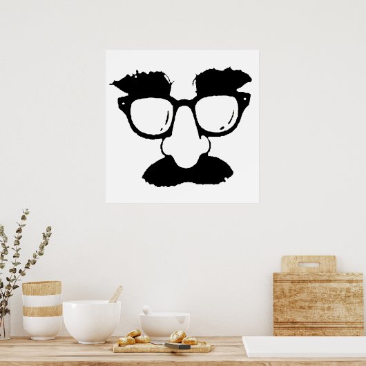 Mustache - Poster (Keuken)