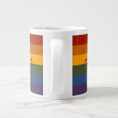 Mustache Pride aangepaste mokken (Achterkant)