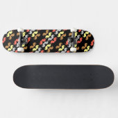Mustache Rainbow Skateboard (Horizontaal)