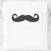 Mustache Rechthoekige Sticker (Tas)