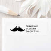 Mustache Return Address Labels Funny Mustache (Insitu)