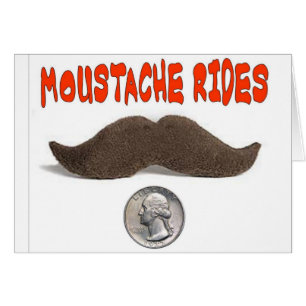 MUSTACHE RIDES 25 CENTEN