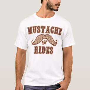 Mustache Rides T-shirt