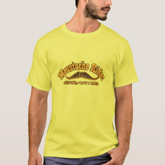 MUSTACHE RIDES T-SHIRT