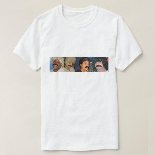 Mustache Rock T-shirt (Design voorkant)