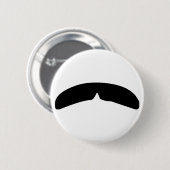   Mustache Ronde Button 5,7 Cm (Voorkant /achterkant)