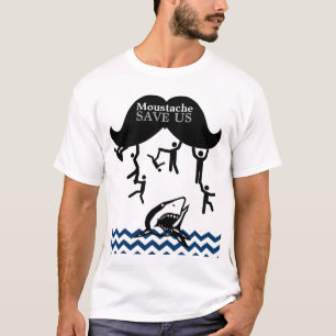 Mustache Save ons T-shirt