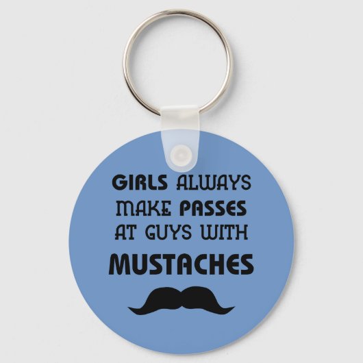Mustache Sleutelhanger (Voorkant)