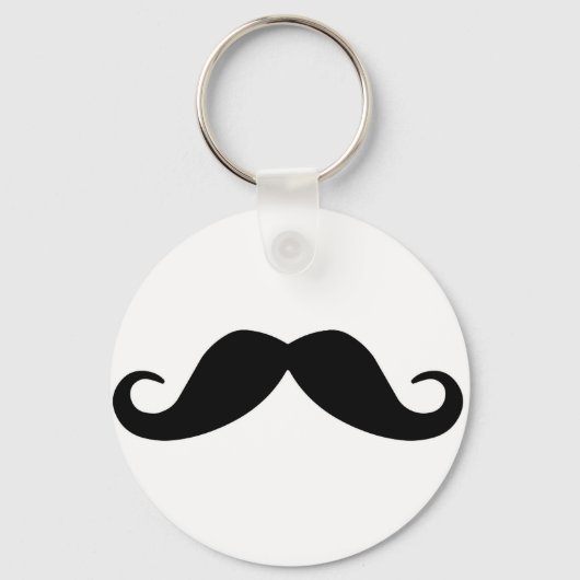 Mustache Sleutelhanger (Voorkant)