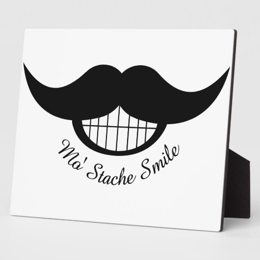 Mustache Smile Fotoplaat (Zijkant)
