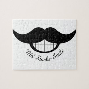 Mustache Smile Legpuzzel