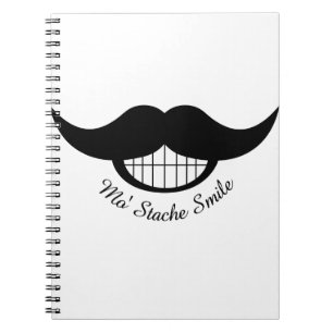 Mustache Smile Notitieboek