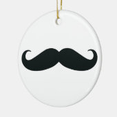 Mustache Stache Keramisch Ornament (Links)