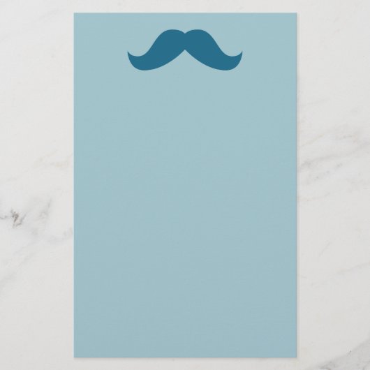 Mustache Stationery Briefpapier (Voorkant)