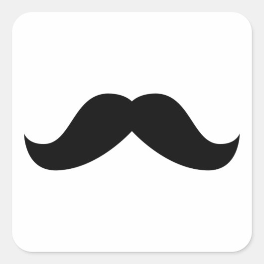 Mustache Sticker (Voorkant)