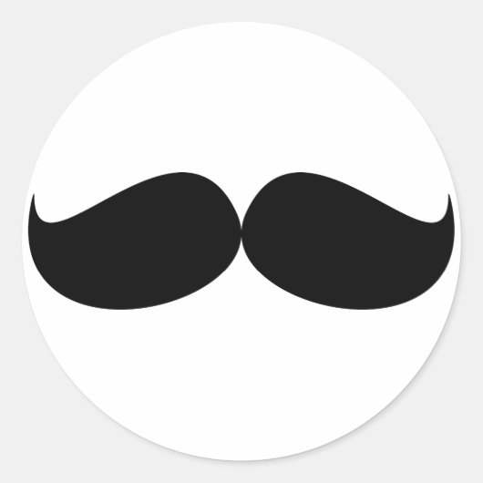 Mustache Sticker (Voorkant)