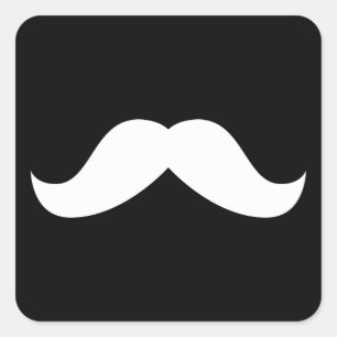 Mustache Sticker