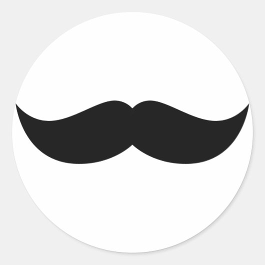 Mustache Sticker (Voorkant)