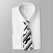 Mustache Stripes Stropdas (Gebonden)