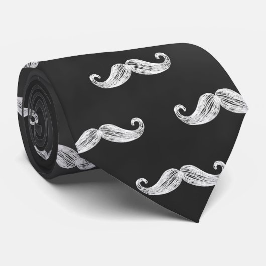 Mustache Stropdas (Opgerold)