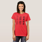 Mustache T-shirt (Voorkant volledig)
