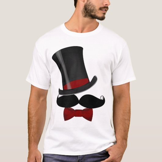 Mustache T-Shirt (Voorkant)