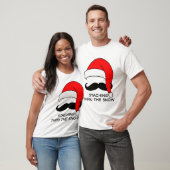 Mustache T-shirts - Sneeuwen (Unisex)