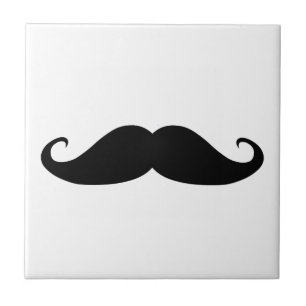 Mustache-tegel! Tegeltje