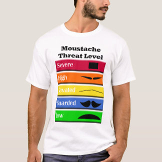 Mustache Threats T-shirt