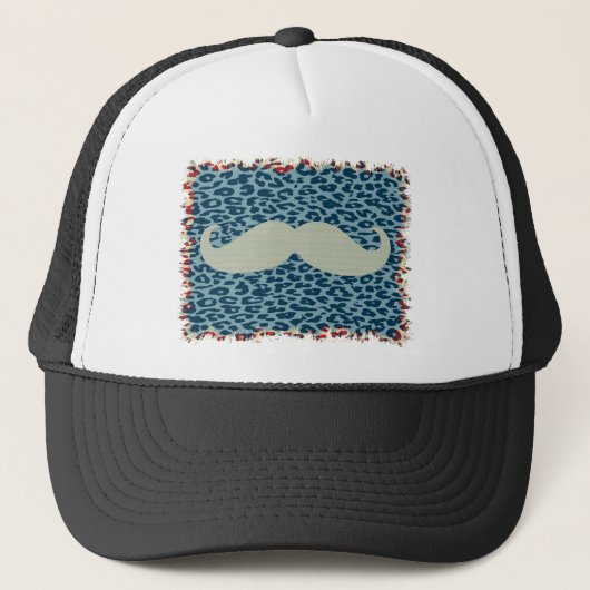 Mustache Trucker Pet (Voorkant)